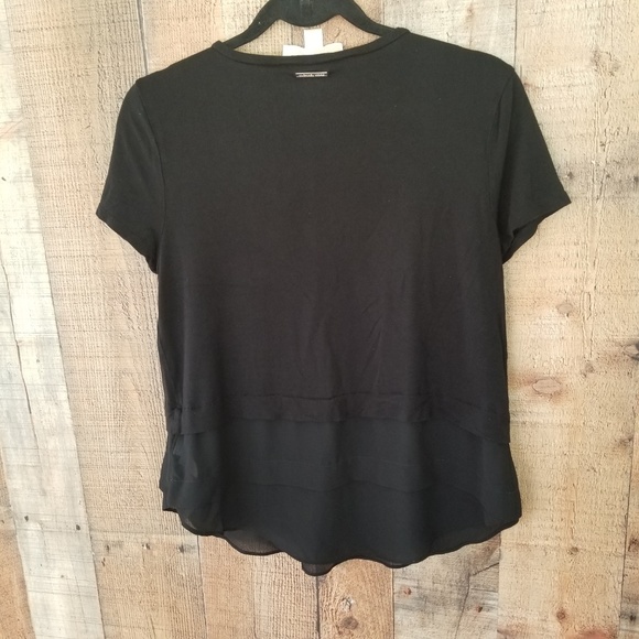 ⭐ 3/$20 Michael Kors Black Layered Ruffled Blouse - Picture 5 of 8